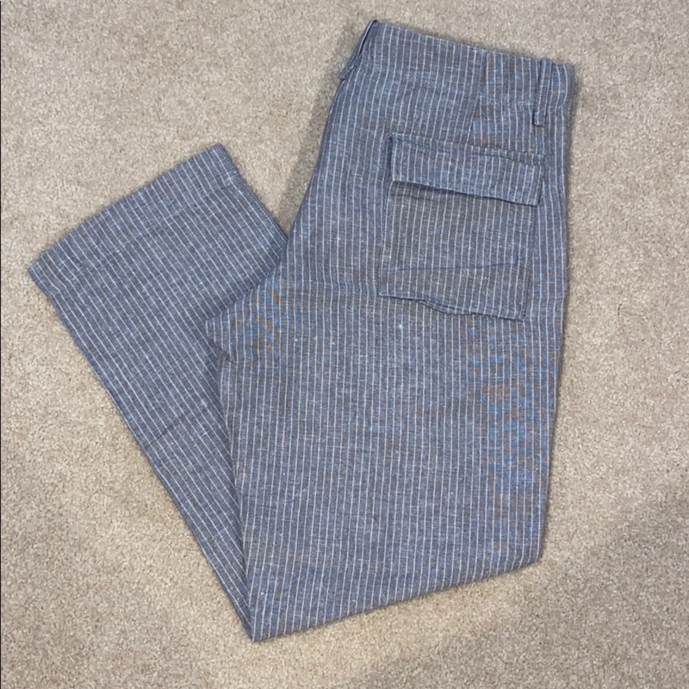 Men’s Linen Pinstripe pants